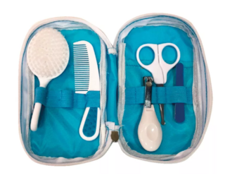 Set Para Bebe Cepillo Tijera Alicate Peine Lima Priori 1557