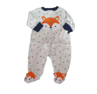 Enterito Carters Body Con Pie Algodon Bebe 12 Meses Pijama - comprar online