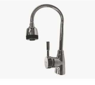 Canilla Monocomando Lluvia Flexible Diseño P/ Cocina Mesada
