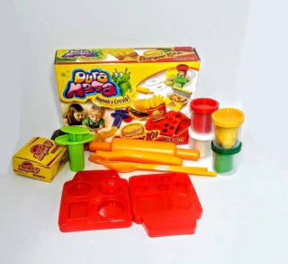 Juego De Masas Infantiles Duravit Hamburguesa 715 Accesorios
