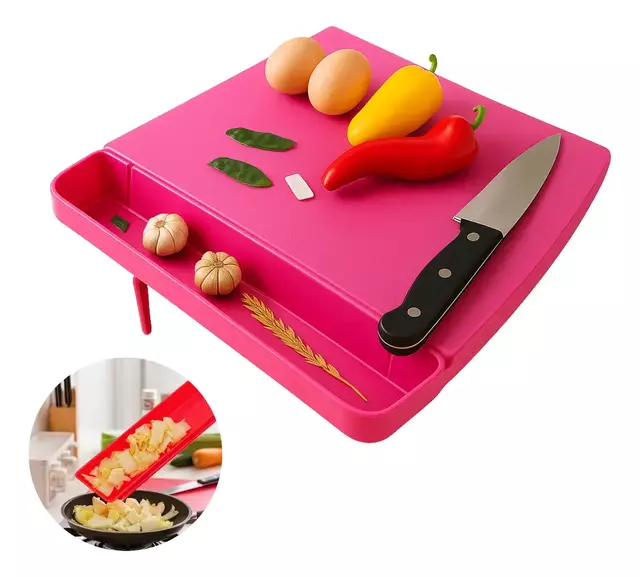 Tabla De Picar Cortar Desmontable Alimentos Frutas Cubeta - comprar online