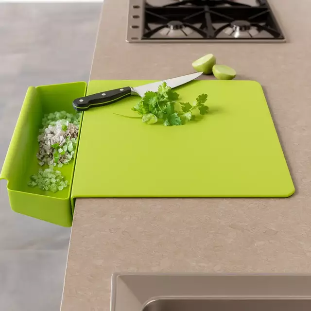 Imagen de Tabla De Picar Cortar Desmontable Alimentos Frutas Cubeta