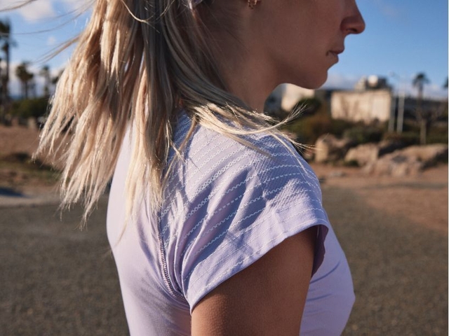 Remera Compressport Performance SS Tshirt W ORCHID Purple - tienda online