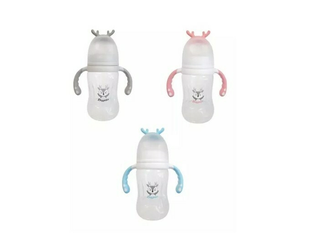 Hermosa Mamadera Reno 250ml Con Asas Antideslizantes Dispita - comprar online Hermosa Mamadera Reno 250ml Con Asas Antideslizantes Dispita - comprar online