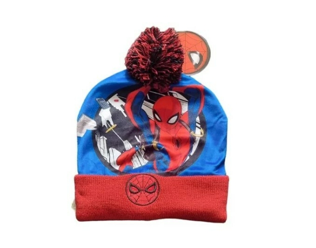 Gorro Infantil Para Invierno Spiderman Lic. Oficial Disney - comprar online Gorro Infantil Para Invierno Spiderman Lic. Oficial Disney - comprar online