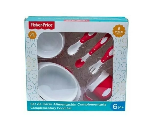 Set De Alimentación 6 Piezas Fisher Price Bowl Cuchara Vaso Set De Alimentación 6 Piezas Fisher Price Bowl Cuchara Vaso