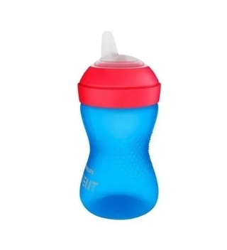 Vaso Antiderrame My Grippy 300 Ml Pico Silicona 9m+ Avent Azul - comprar online