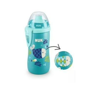 Hermoso Vaso Deportivo Nuk Junior Cup 300ml Cambia De Color Pez