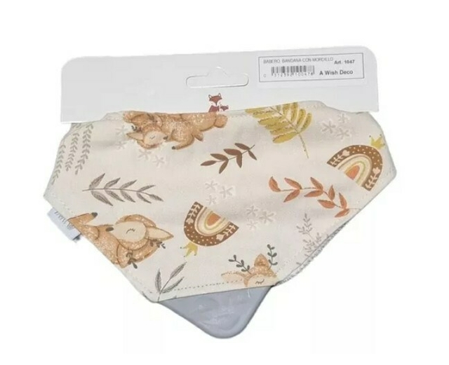 Babero Bandana Con Mordillo Babero Para Bebe A Wish Deco Babero Bandana Con Mordillo Babero Para Bebe A Wish Deco
