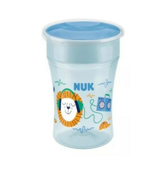 Vaso Nuk Bebe Magic Cup Evolution 230 Ml +8 Meses 360 Leon Vaso Nuk Bebe Magic Cup Evolution 230 Ml +8 Meses 360 Leon