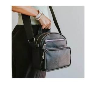 Cartera Eco Cuero Interior Impermeable Las Floritas