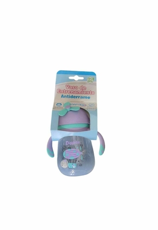 Vaso Entrenamiento Antiderrame Sorbete Y Tapa 280ml Dispita - comprar online