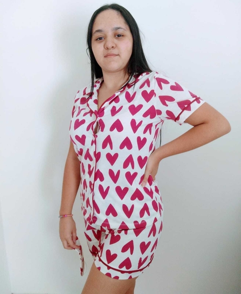 PIJAMA AMERICANO CORAÇÃO