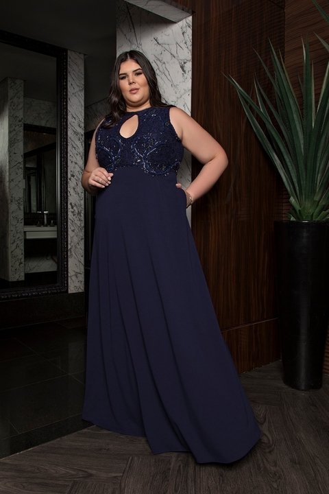 aluguel de vestido de festa plus size