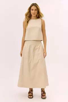 BLUSA REGATA NICOLE BEGE na internet