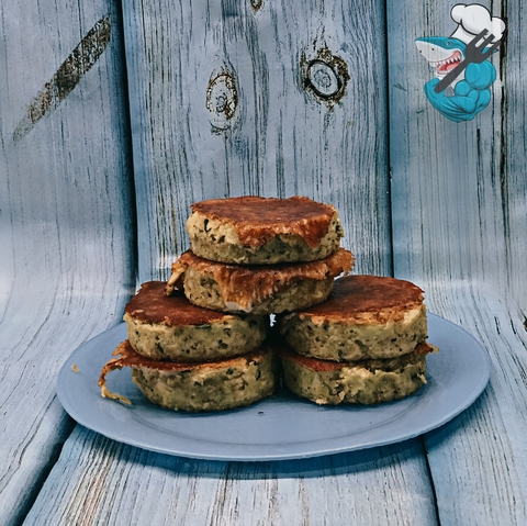 6 unidades BURGERS DE POLLO, ESPINACA Y AVENA CON QUESO GRATINADO