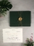 Convite de casamento com lacre de cera - Moderna Paper Studio