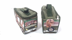 Nécessaire estojo Jurassic Park ônibus lembrancinha para festa infantil - comprar online