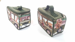 Nécessaire estojo Jurassic Park ônibus lembrancinha para festa infantil - loja online