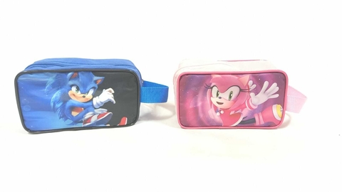 Necessaire Estojo Sonic lembrancinha para festa infantil