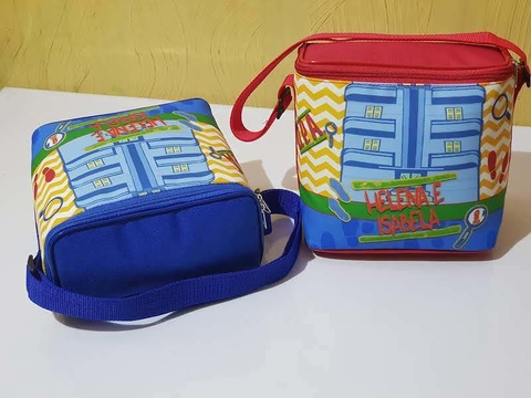 Bolsa térmica no tema D.P.A lembrancinha para festas