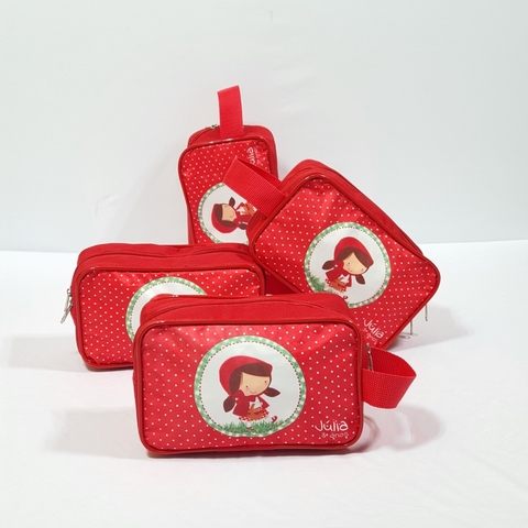 Nécessaire Estojo no tema Chapeuzinho vermelho para lembrancinha