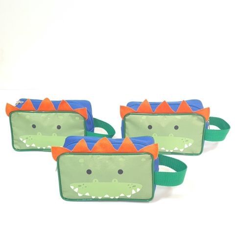 Nécessaire Estojo no tema Dinossauro para lembrancinha