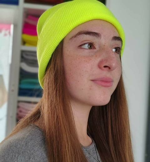 IN3015K - GORRO DE LANA FLUO - comprar online