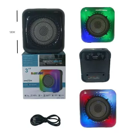 Parlante c/Luz y Bluethooth