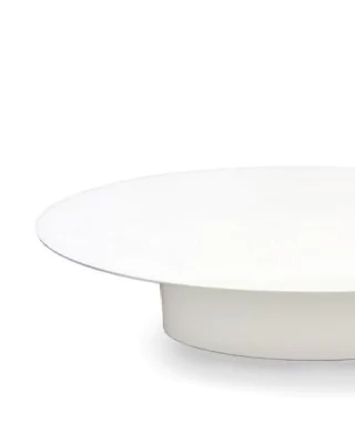 Mesa inf Oval Mittisa Branca - Club Mobili