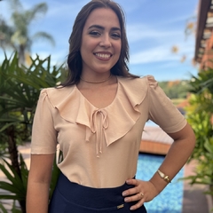 Blusa Clarisse (Nude) - loja online
