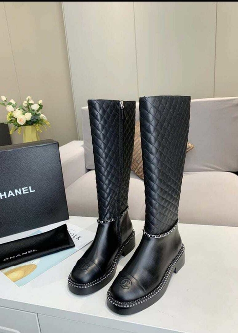 Bota C C montaria matelasse