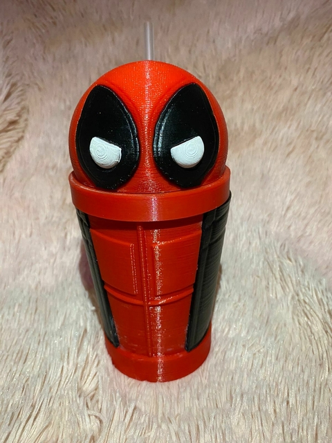Vaso Milk Shake deadpool (diseño2)