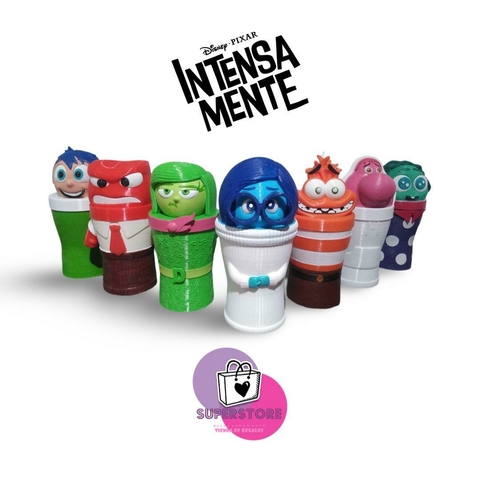 Set 7 vasos milkshake Intensamente