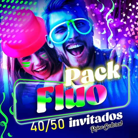 PACK "FLUO" 40/50 INVITADOS - comprar online