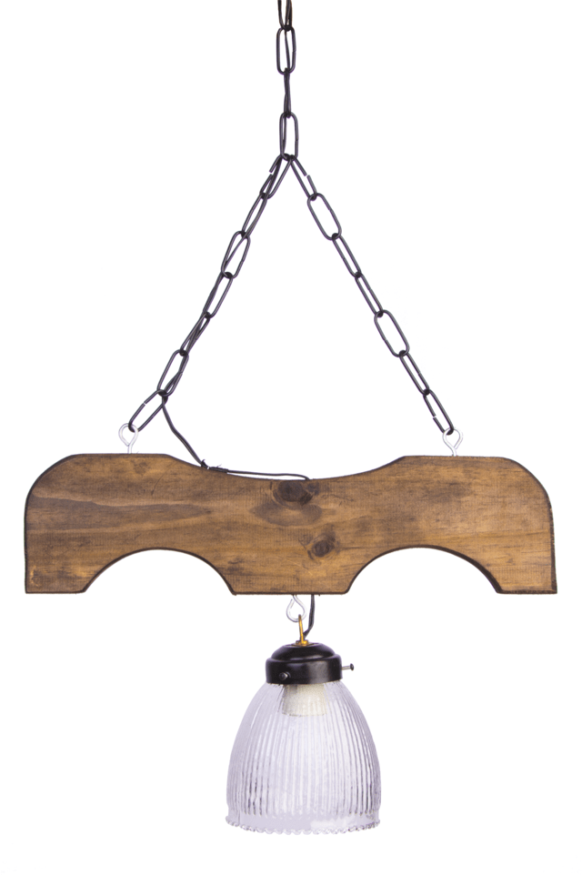 COLGANTE MADERA I LUZ con tulipa de 13cm COLGANTE MADERA I LUZ con tulipa de 13cm