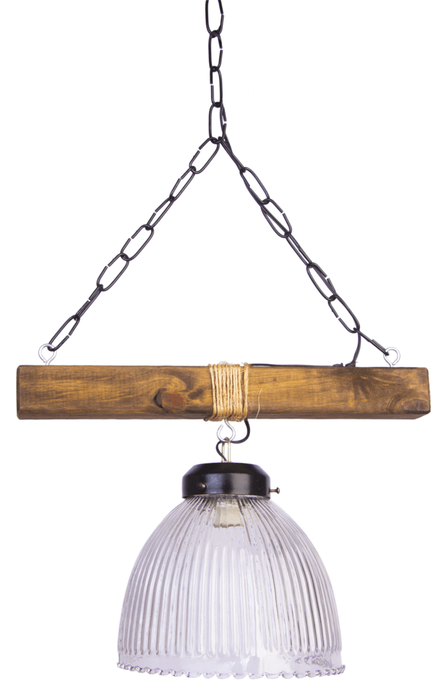 COLGANTE MADERA BARRAL 1 LUZ con tulipa de 20cm COLGANTE MADERA BARRAL 1 LUZ con tulipa de 20cm