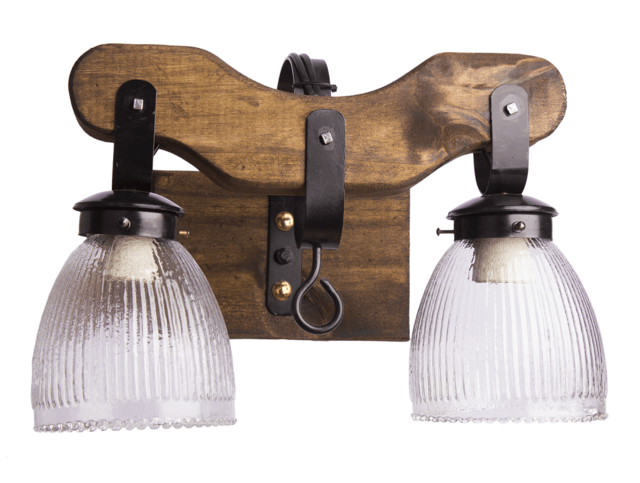 APLIQUE DE 2 LUCES ALTO con tulipas de 13cm - comprar online APLIQUE DE 2 LUCES ALTO con tulipas de 13cm - comprar online