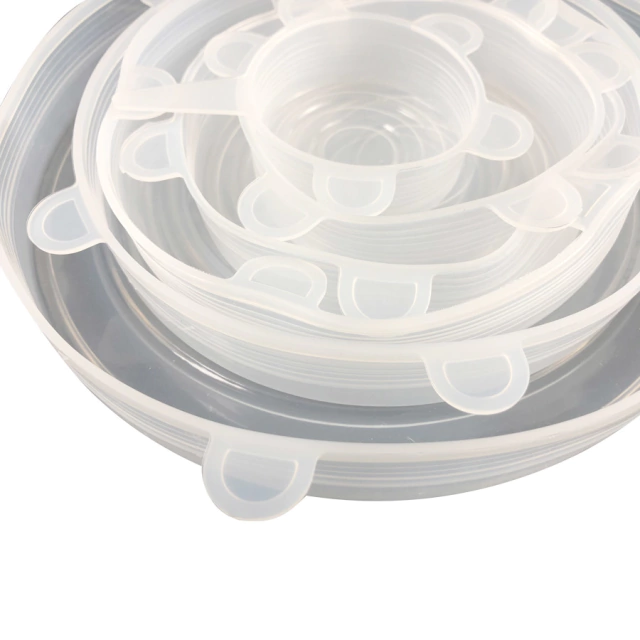 Imagen de Set de 6 tapas de silicona redondas