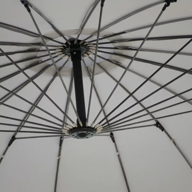 Sombrilla de Jardín lateral de fibra de vidrio 3 m NATURAL en internet