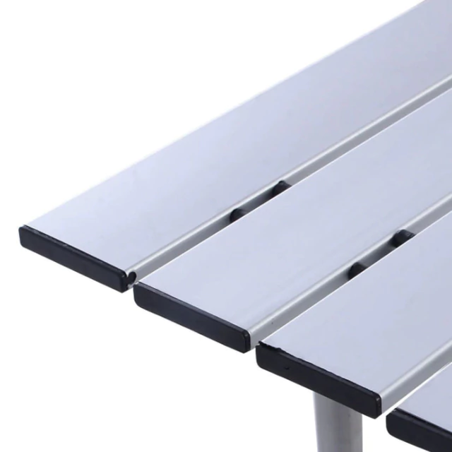Mesa plegable enrollable de Aluminio 70 x 70 cm - comprar online