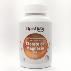 Banner da categoria Cloreto de Magnesio P.A. 120 Cápsulas 600 mg – Apisnutri -
