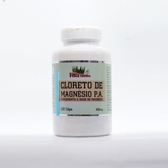 Banner da categoria Cloreto de Magnesio P.A. 120 Cápsulas 500 mg - Rei Terra -