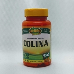 Banner da categoria Colina - 60 Cápsulas 400 mg - Unilife -