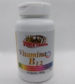 Banner da categoria Vitamina B12 - 60 Cápsulas 500 mg - Rei Terra -