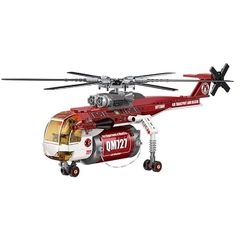 BLOCO DE MONTAR HELICÓPTERO DE RESGATE - 12027 - comprar online