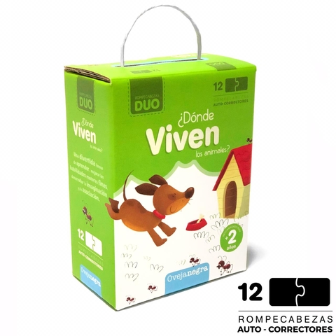 Rompecabezas duo ¿Dónde Viven?