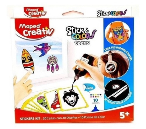 Set Creativo Stick and Color teens Maped