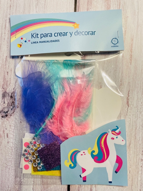 kit para armar y decorar unicornios