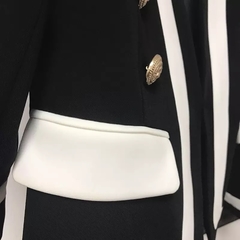 Image of TWEED BLACK + WHITE BLAZER